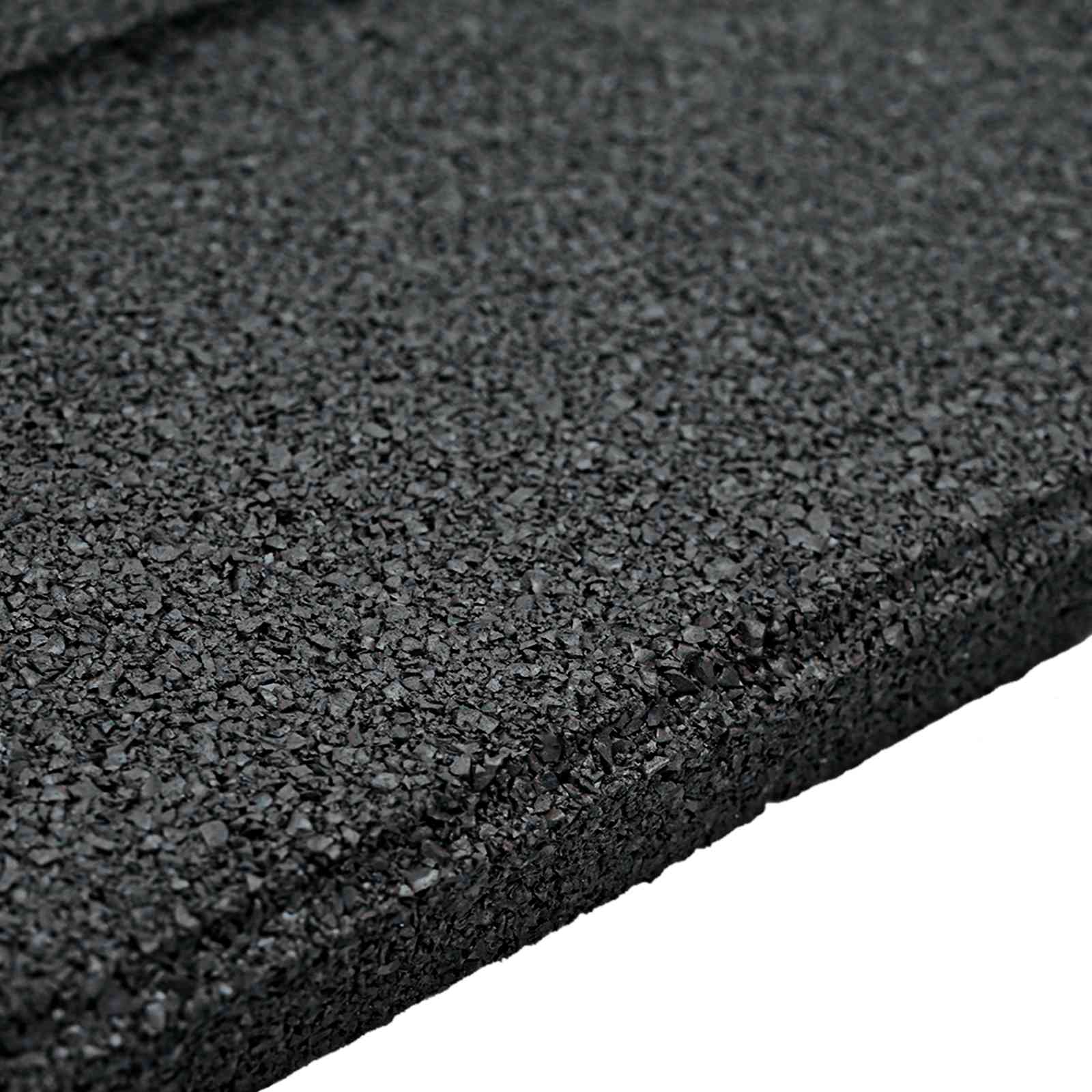 vidaXL Stapsteen 6 pcs Zwart 40,5 x 40,5 x 2 cm Rubber