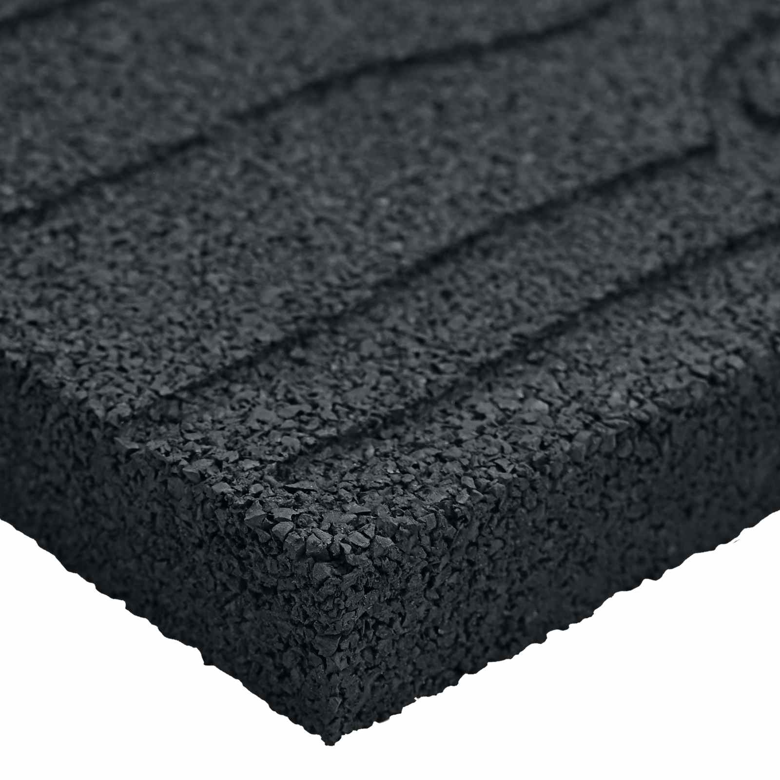 vidaXL Stapsteen 6 pcs Zwart 60,5 x 25 x 2 cm Rubber