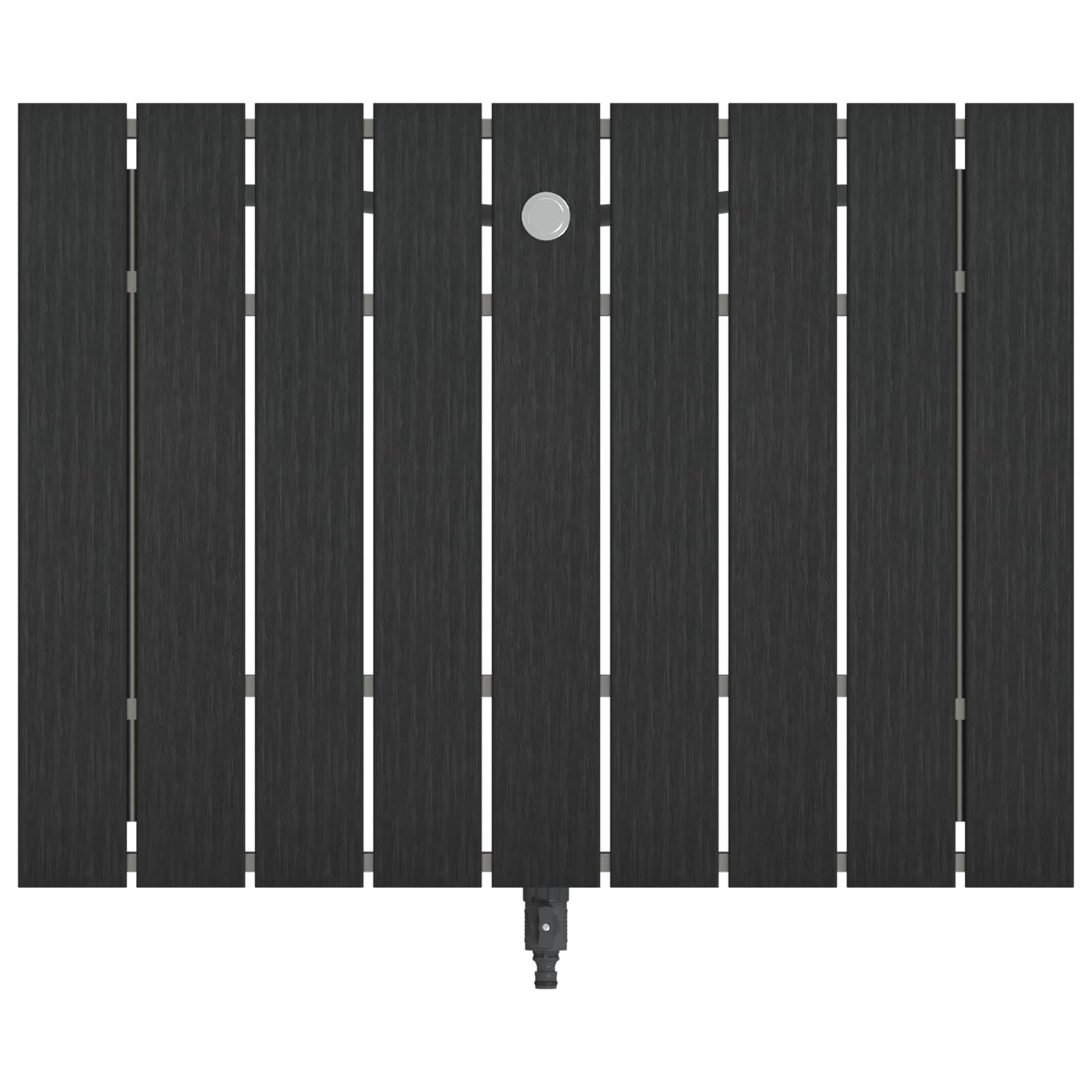 vidaXL Tuin vloershower WPC en RVS 201 Bruin