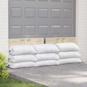 vidaXL Geweven zakken 10 pcs Wit 30 x 45 cm PP