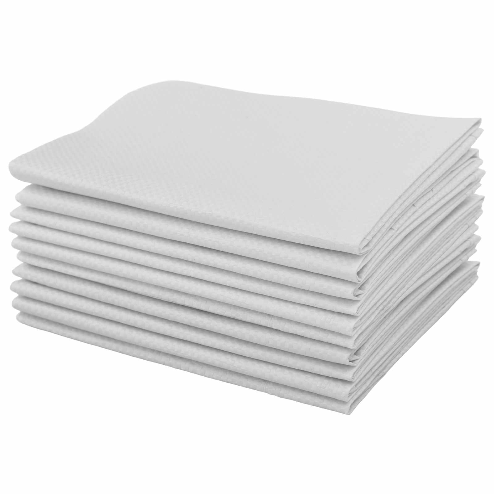 vidaXL Geweven zakken 10 pcs Wit 30 x 45 cm PP