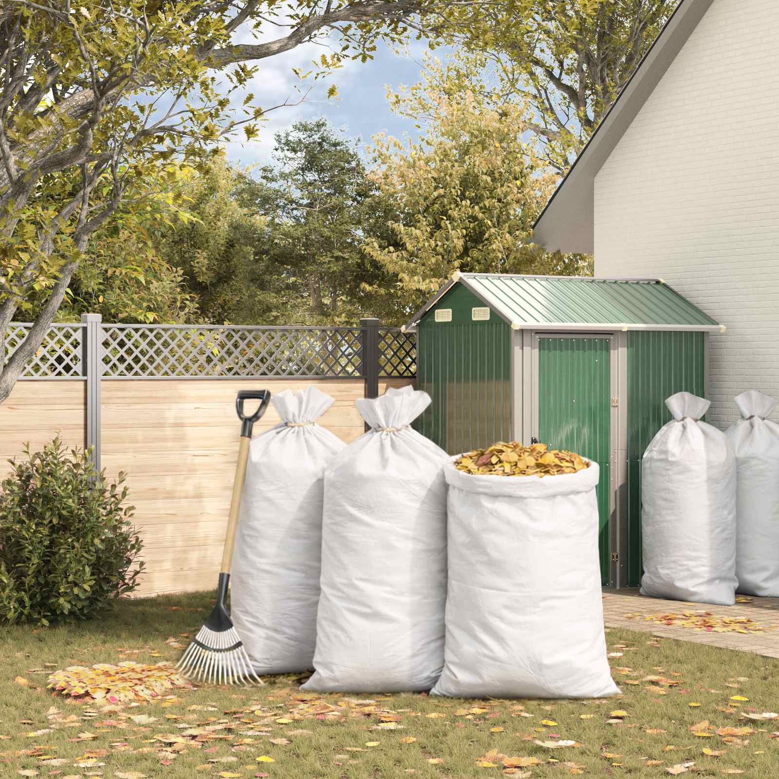 vidaXL Geweven zakken 10 pcs Wit 30 x 45 cm PP