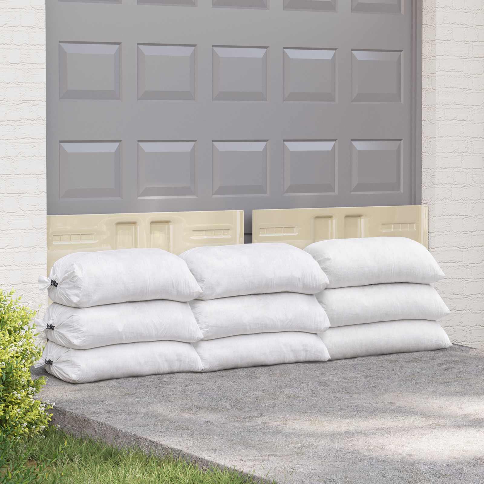 vidaXL Geweven zakken 10 pcs Wit 30 x 45 cm PP