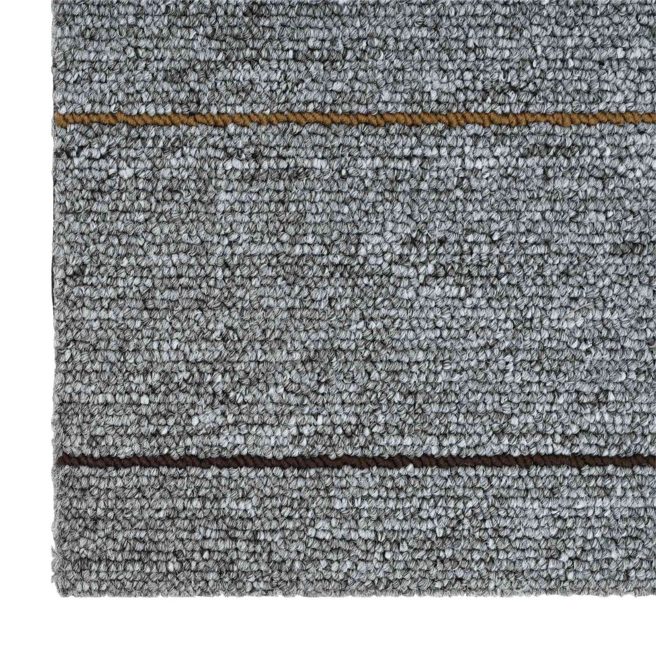 vidaXL Vloertegel Lichtgrijs met Streep 50 x 50 cm 4 pcs PP en Bitumen