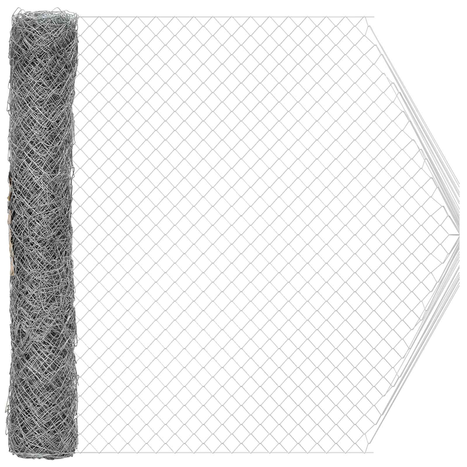 vidaXL Kettenschakelhek Gegalvaniseerd 2 x 10 m Glas