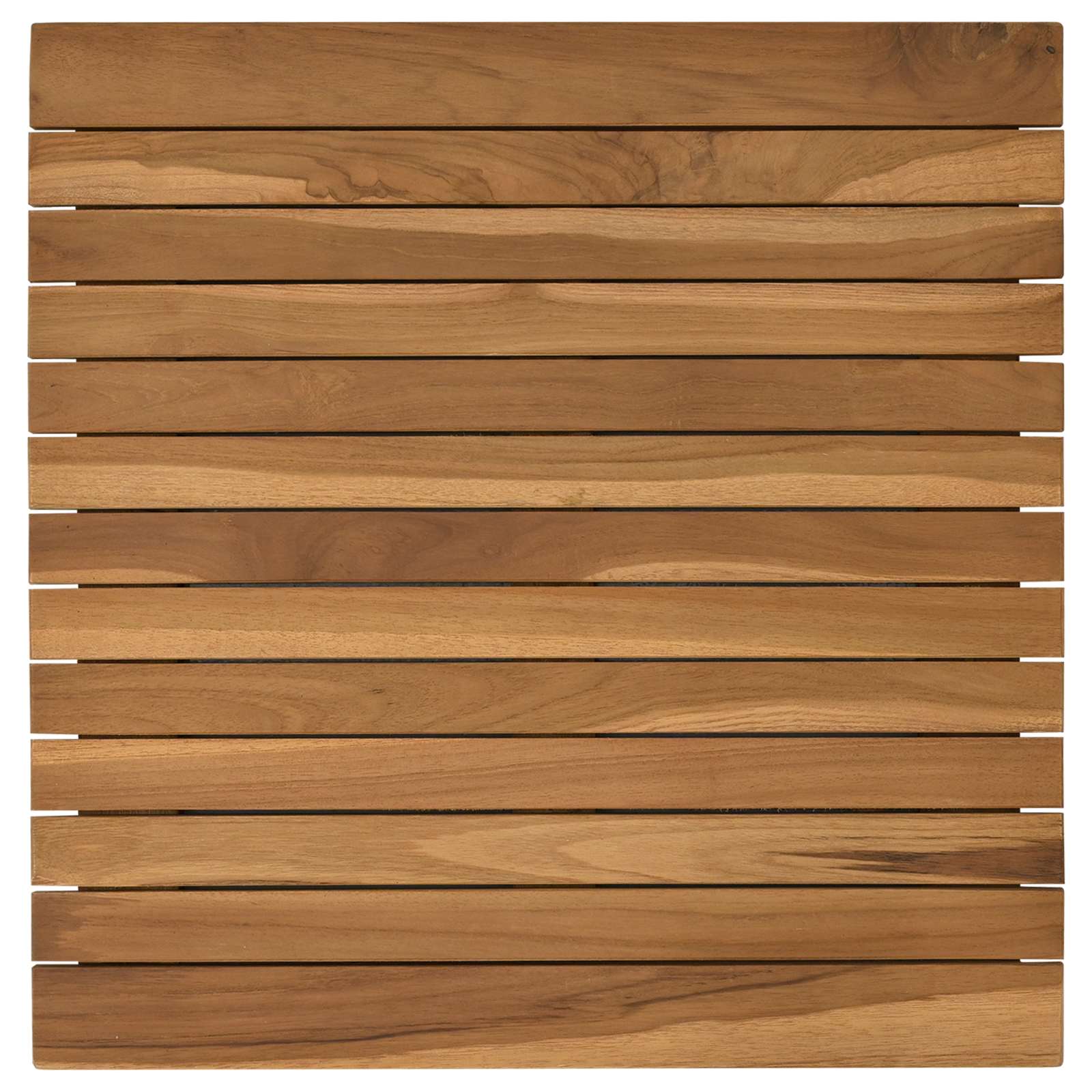 vidaXL Tafelblad 40 x 40 x 3,5 cm Vierkant Massief Teakhout Naturel