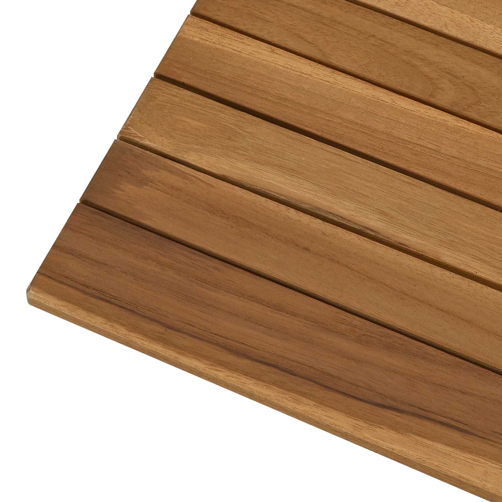 vidaXL Tafelblad 40 x 40 x 3,5 cm Vierkant Massief Teakhout Naturel
