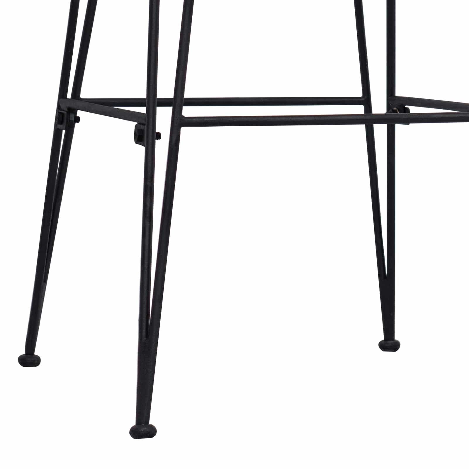 vidaXL Eetkamerstoel 2 pcs Naturel 41 x 55 x 85 cm Rattan en staal