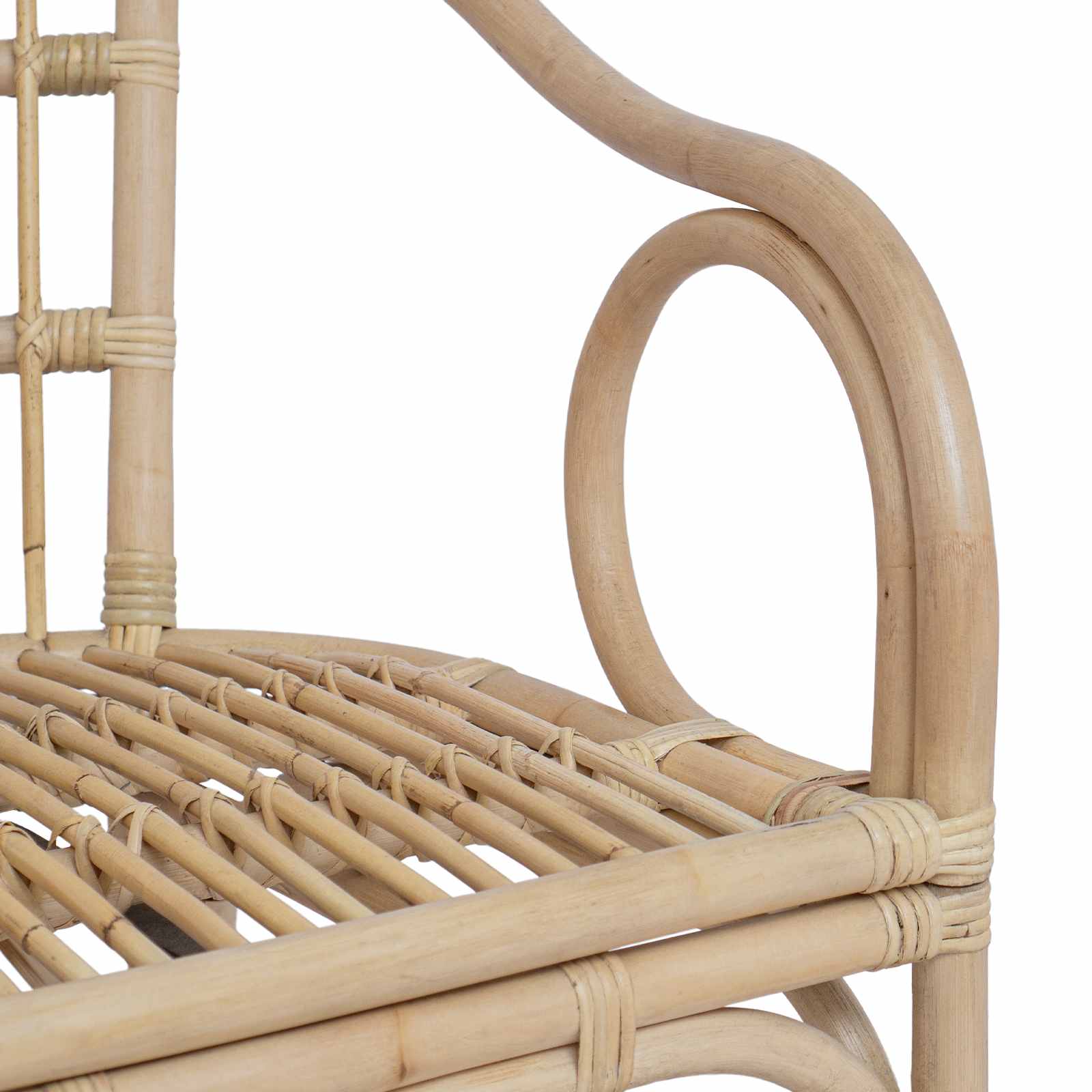 vidaXL Stapelstoel Naturel 58 x 60 x 81 cm Rattan