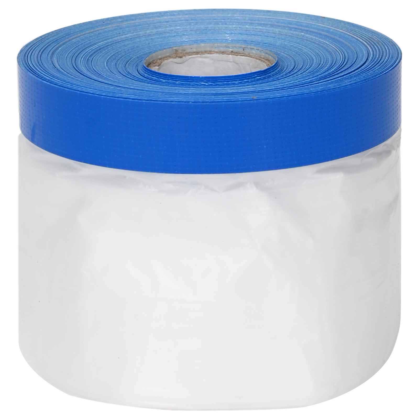 vidaXL Maskeringfilm met plakband Transparant en Blauw