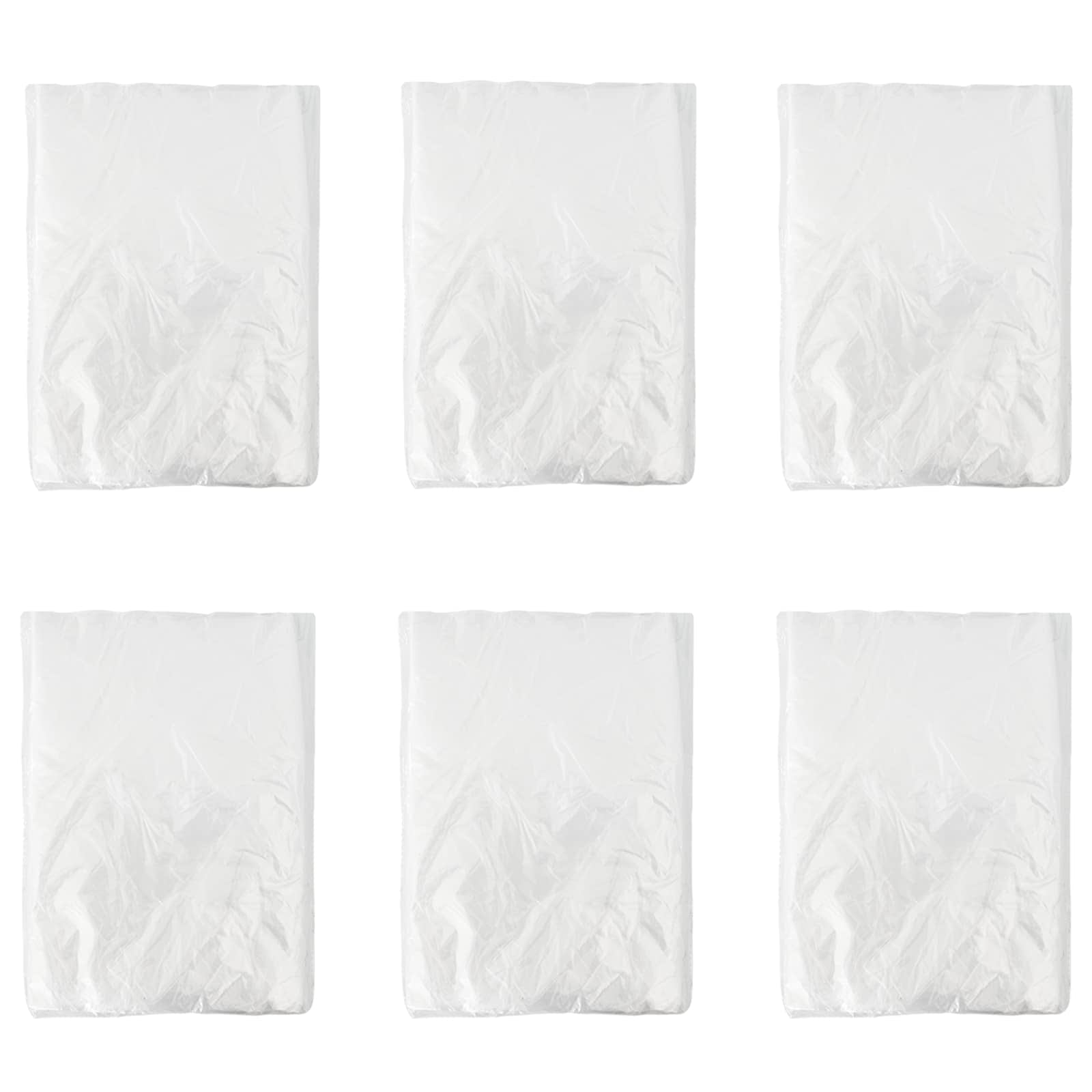 vidaXL Stof Sheet 6 pcs Doorzichtig 400 x 500 cm HDPE