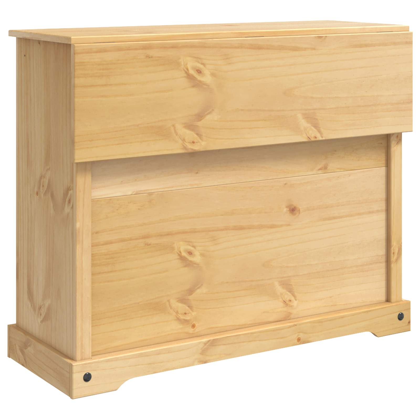 VidaXL Keukenopslag Honing Wax 112 x 70 x 91,5 cm Massief dennenhout