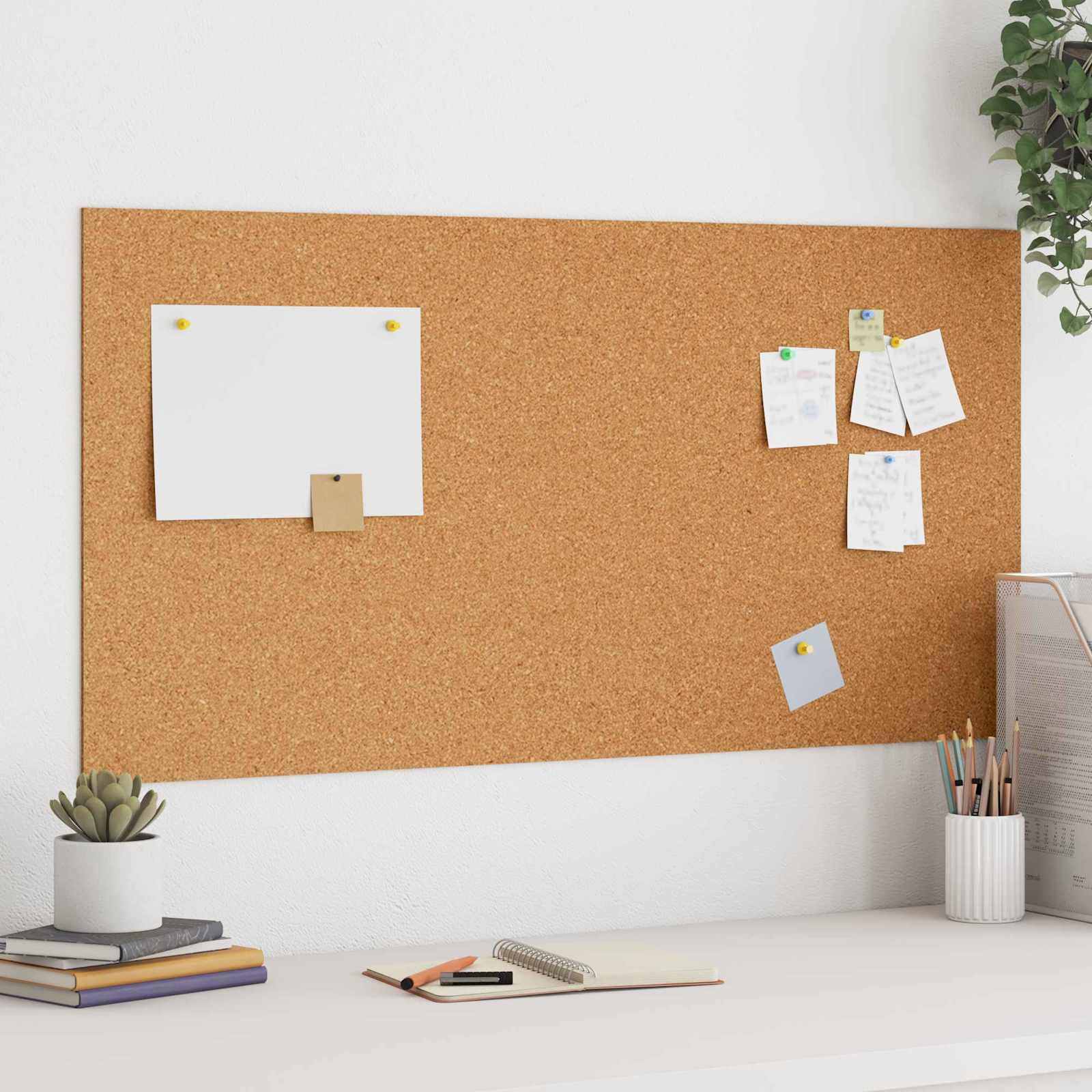 vidaXL Kurkplaat 6 st Bruin 100 x 50 cm Kurk