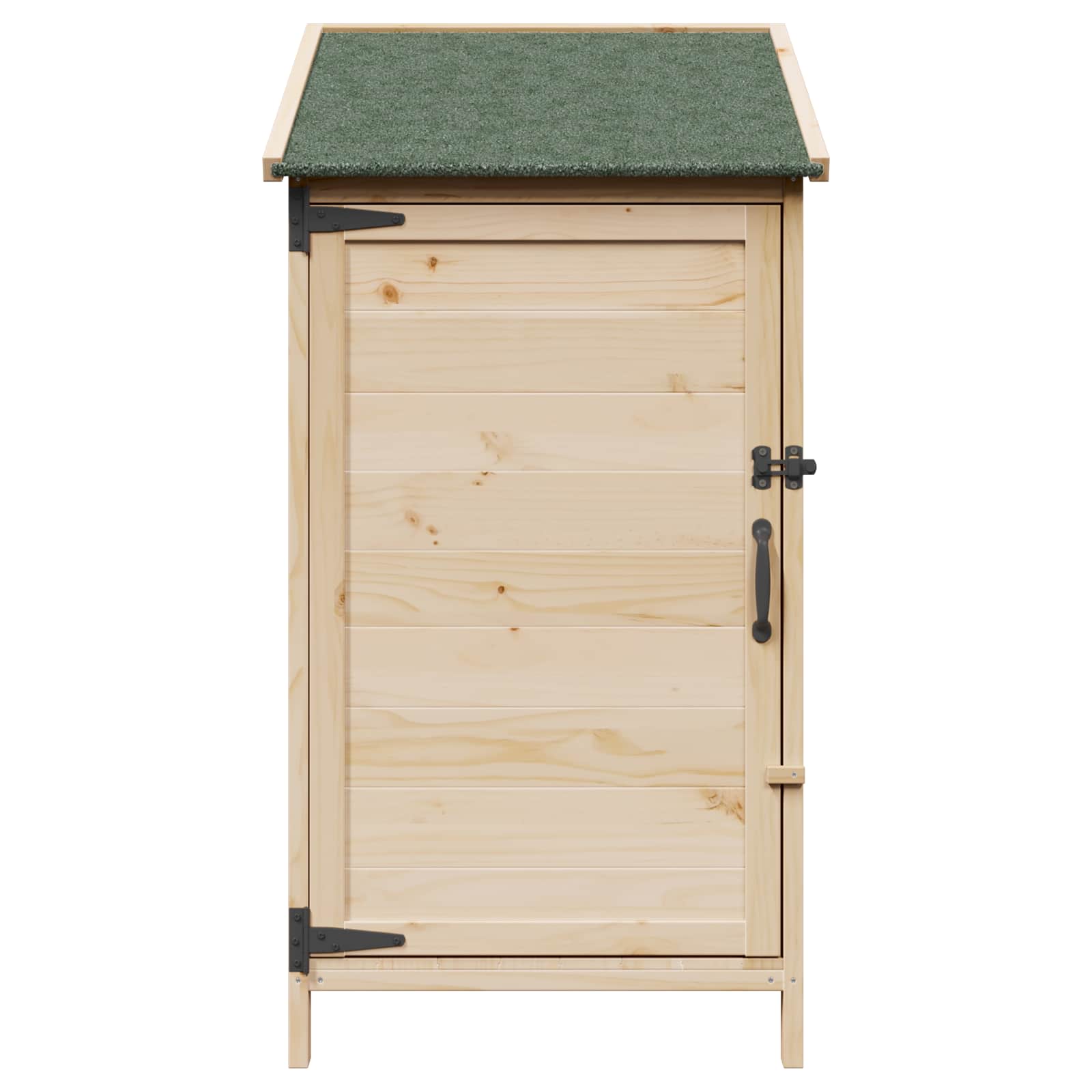 vidaXL Tuinschuur met dak Naturel 59 x 56 x 113,5 cm Massief Vurenhout