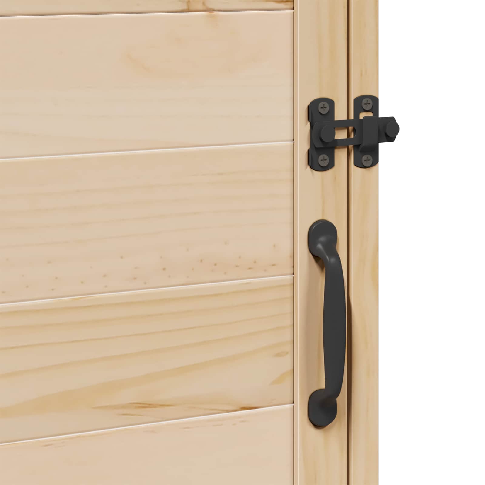vidaXL Tuinschuur met dak Naturel 59 x 56 x 113,5 cm Massief Vurenhout