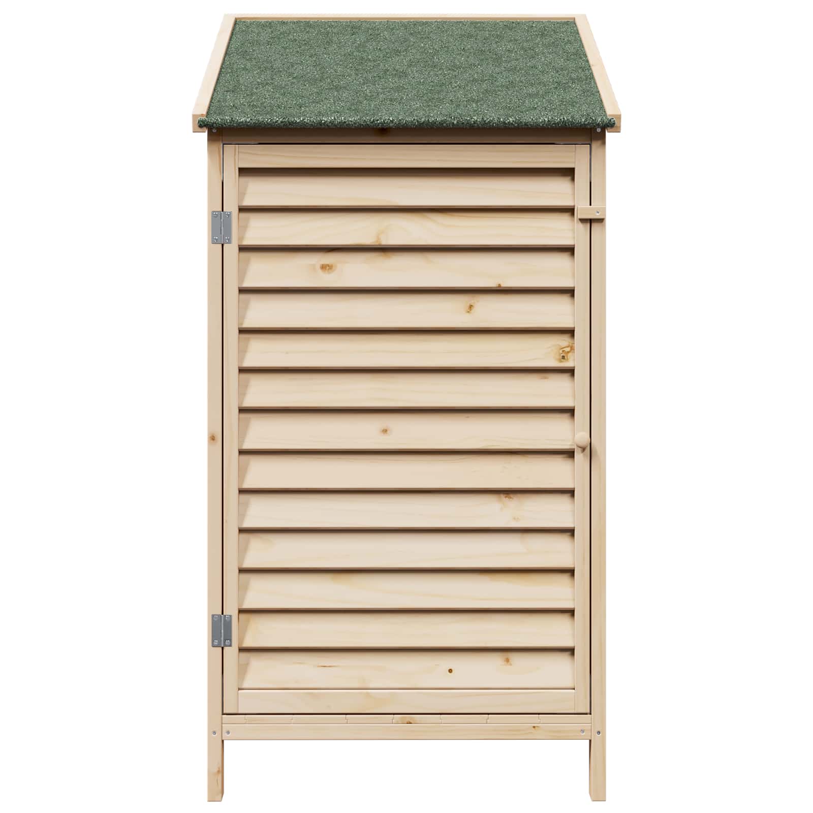 vidaXL Tuinschuur met dak Naturel 59 x 56 x 113,5 cm Massief Vurenhout