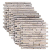vidaXL Mozaïek Tegels Crèmekleurig 30 x 30 cm Marmer