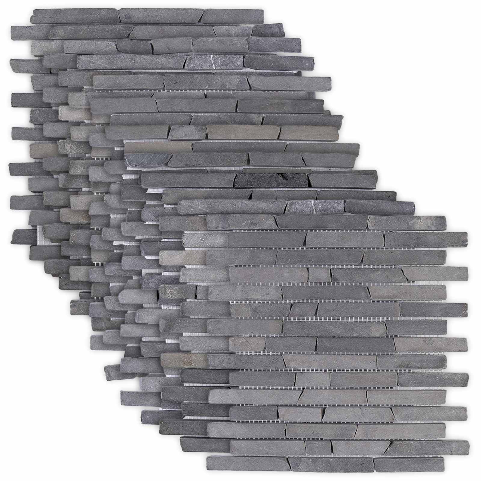 vidaXL Mozaïek Tegels Crèmekleurig 30 x 30 cm Marmer