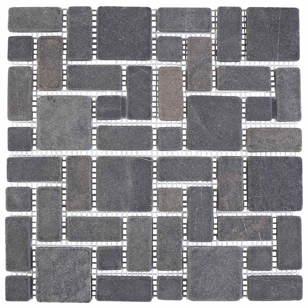 vidaXL Mozaïek Tegels Crèmekleurig 30 x 30 cm Marmer