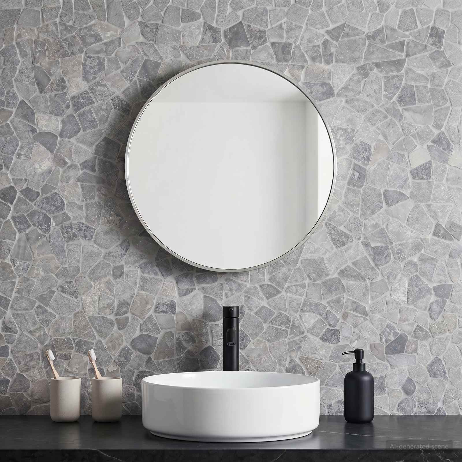 vidaXL Mozaïek Tegels Lichtgrijs 30 x 30 cm Marmer