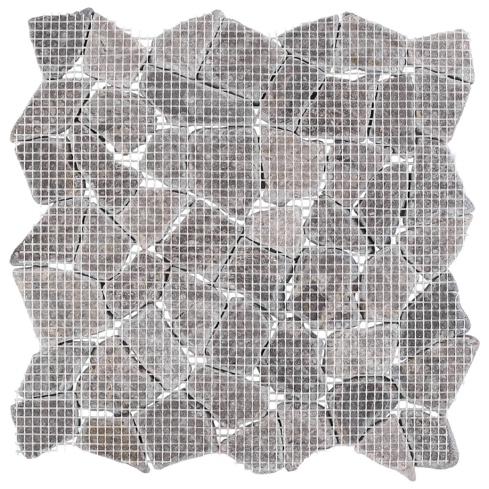 vidaXL Mozaïek Tegels Lichtgrijs 30 x 30 cm Marmer