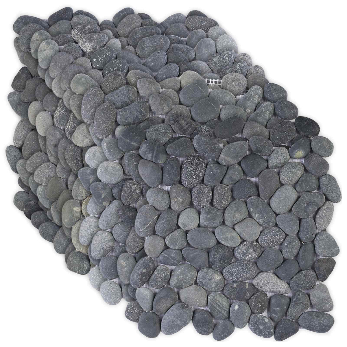 vidaXL Kiezeltegels Beige en Lichtroze 30 x 30 cm Rivierenkiezel