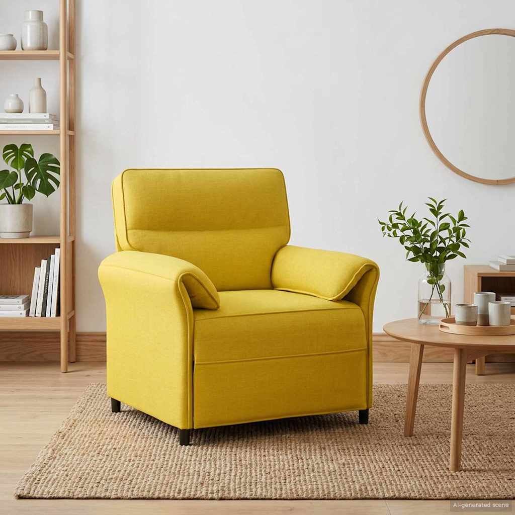 vidaXL Bank 100% polyester metalen frame MDF, Multiplex