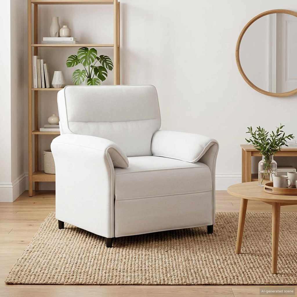 vidaXL Bank 100% polyester metalen frame MDF, Multiplex