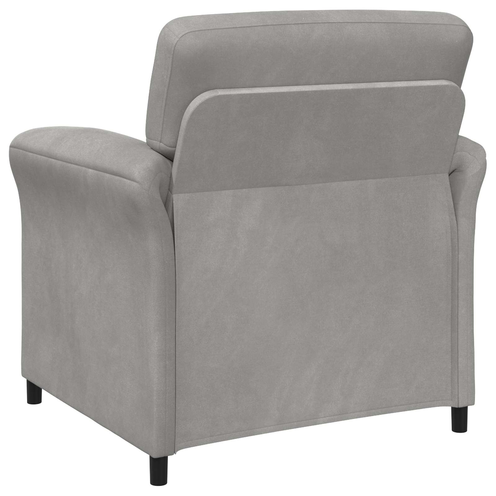 vidaXL 1-Zits Bank Lichtgrijs 88 x 83 x 95 cm Fluweel