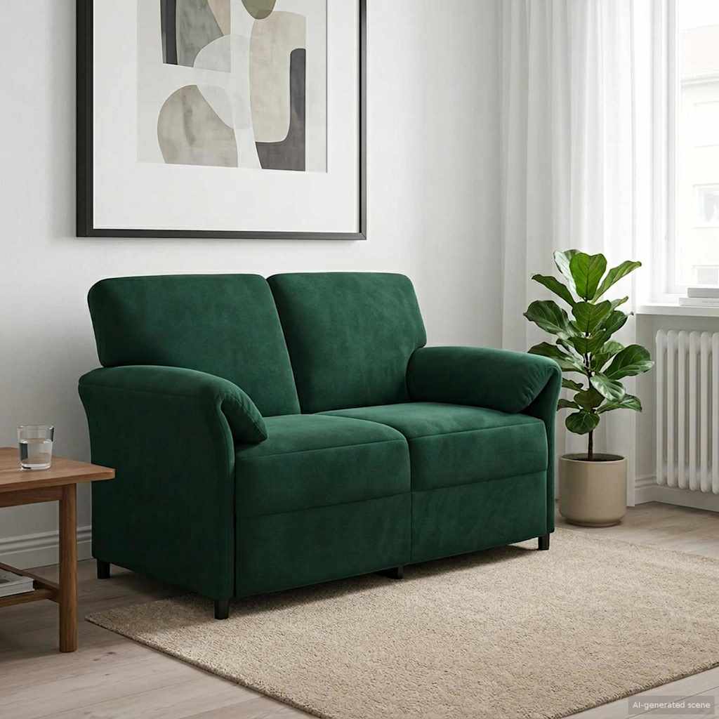vidaXL 1-Zits Bank Lichtgrijs 88 x 83 x 95 cm Fluweel