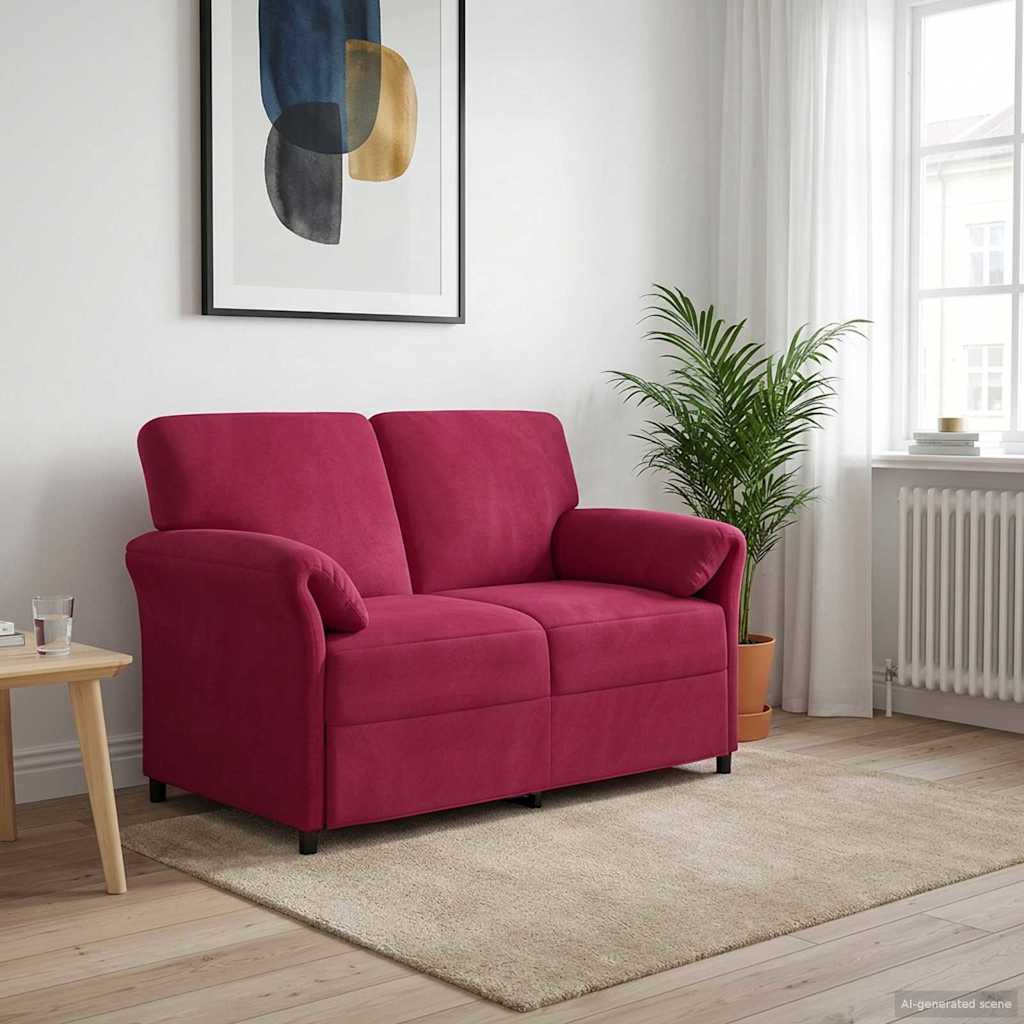 vidaXL 1-Zits Bank Lichtgrijs 88 x 83 x 95 cm Fluweel