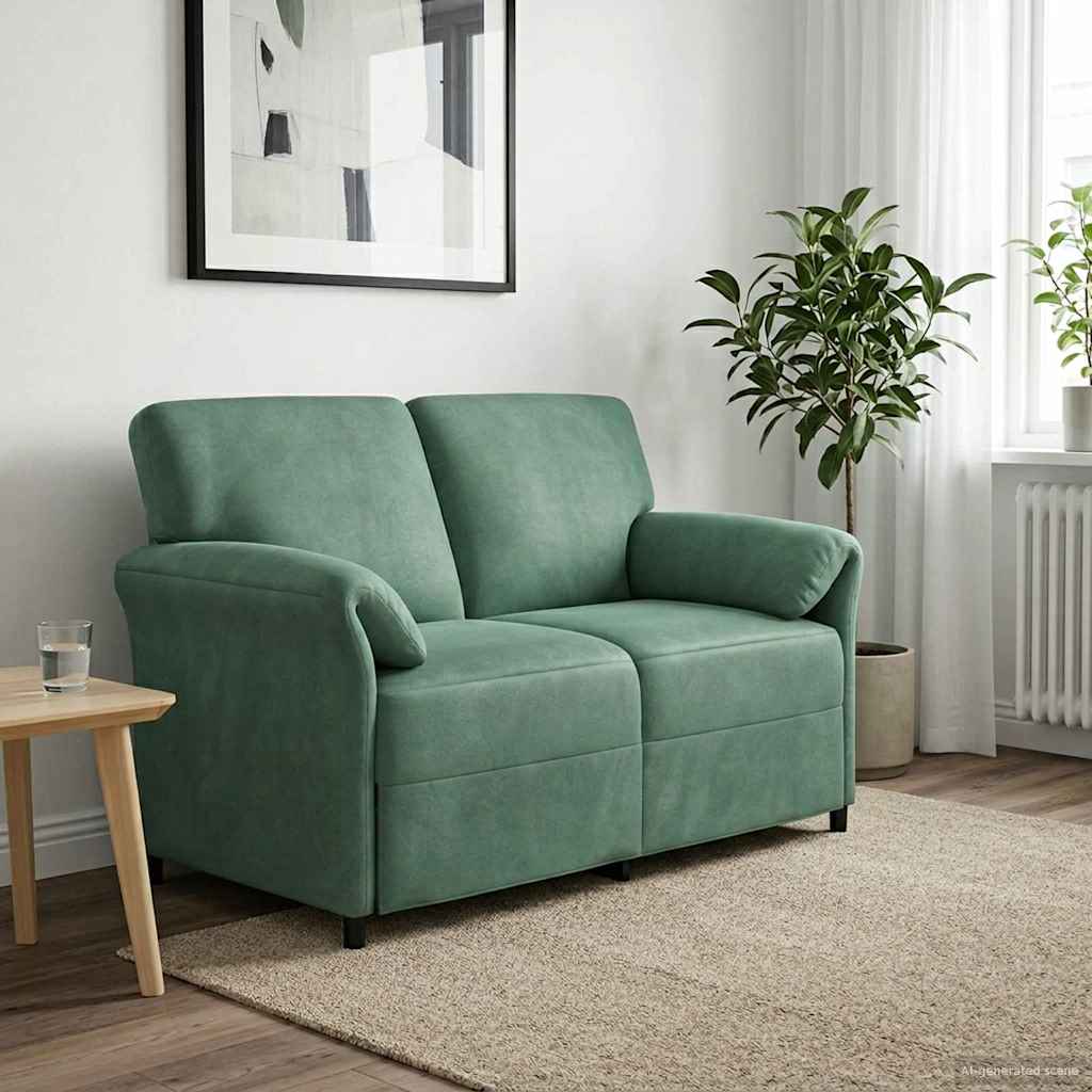 vidaXL 1-Zits Bank Lichtgrijs 88 x 83 x 95 cm Fluweel