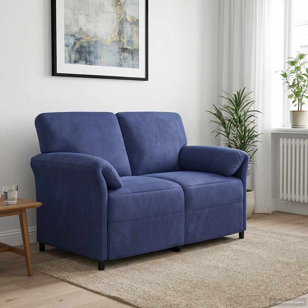 vidaXL 1-Zits Bank Lichtgrijs 88 x 83 x 95 cm Fluweel