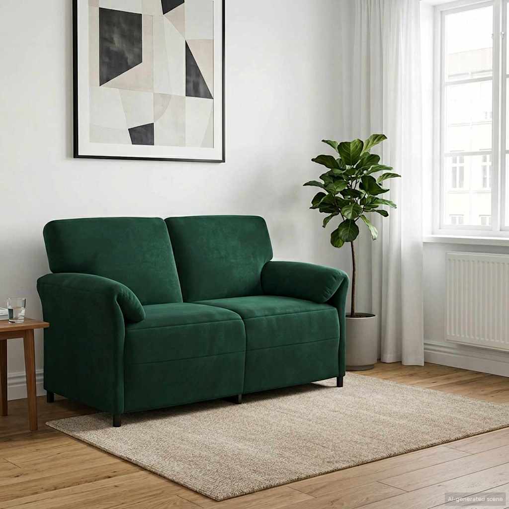 vidaXL 1-Zits Bank Lichtgrijs 88 x 83 x 95 cm Fluweel