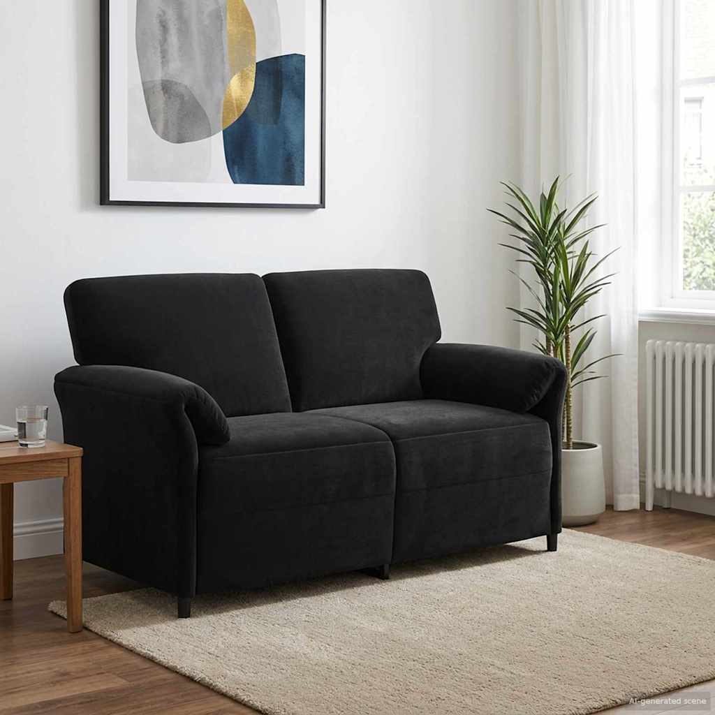 vidaXL 1-Zits Bank Lichtgrijs 88 x 83 x 95 cm Fluweel