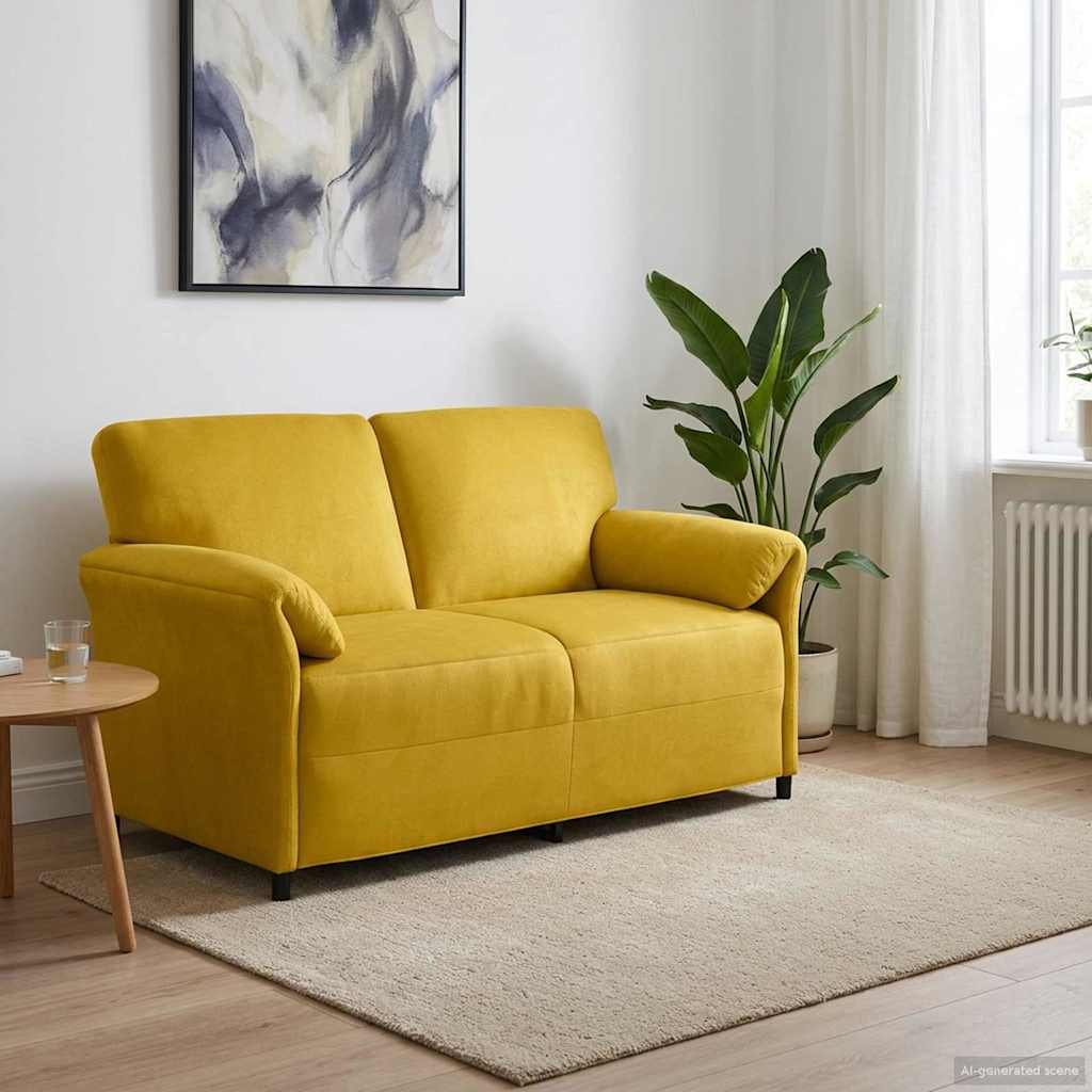 vidaXL 1-Zits Bank Lichtgrijs 88 x 83 x 95 cm Fluweel