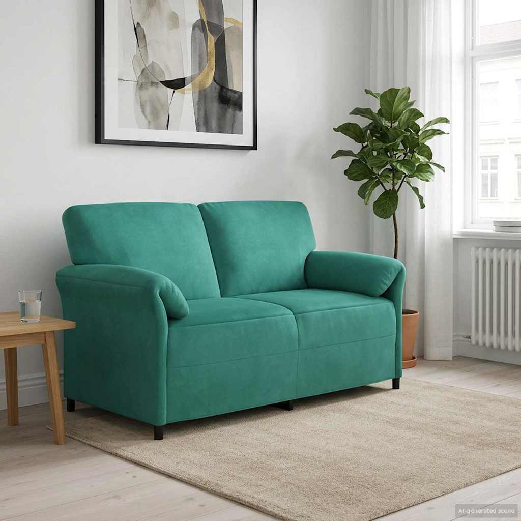 vidaXL 1-Zits Bank Lichtgrijs 88 x 83 x 95 cm Fluweel