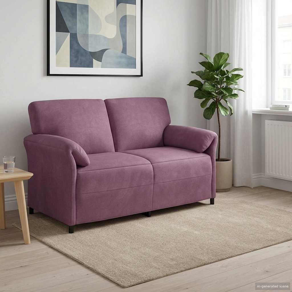 vidaXL 1-Zits Bank Lichtgrijs 88 x 83 x 95 cm Fluweel
