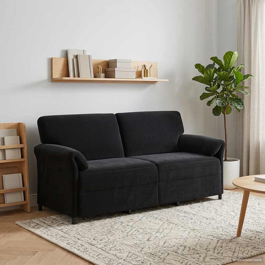 vidaXL 1-Zits Bank Lichtgrijs 88 x 83 x 95 cm Fluweel
