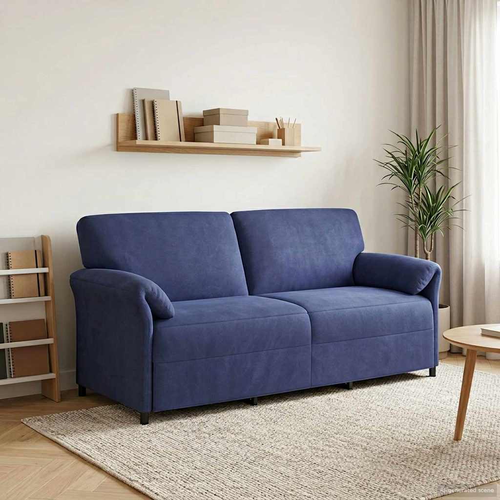 vidaXL 1-Zits Bank Lichtgrijs 88 x 83 x 95 cm Fluweel