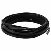 vidaXL Leren Strap Zwart 200 x 0,3 cm Leer