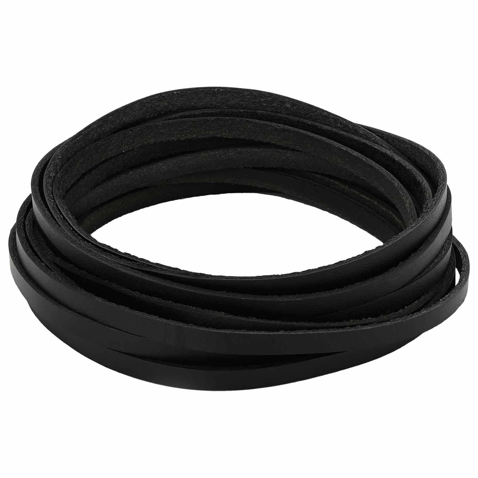 vidaXL Leren Strap Zwart 200 x 0,3 cm Leer