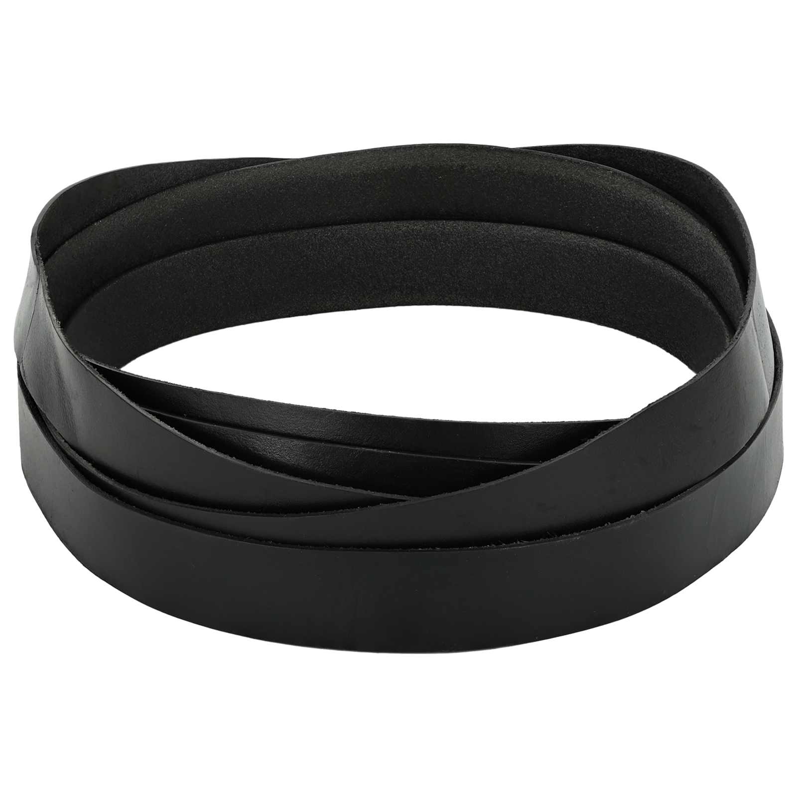 vidaXL Leren Strap Zwart 200 x 0,3 cm Leer