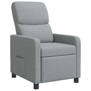 vidaXL Relaxfauteuil Lichtgrijs Stof