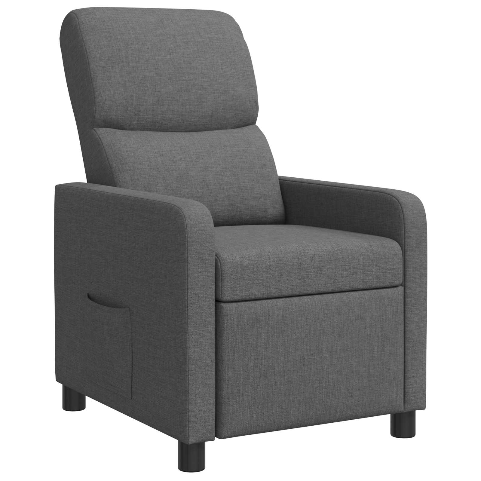 vidaXL Relaxfauteuil Lichtgrijs Stof