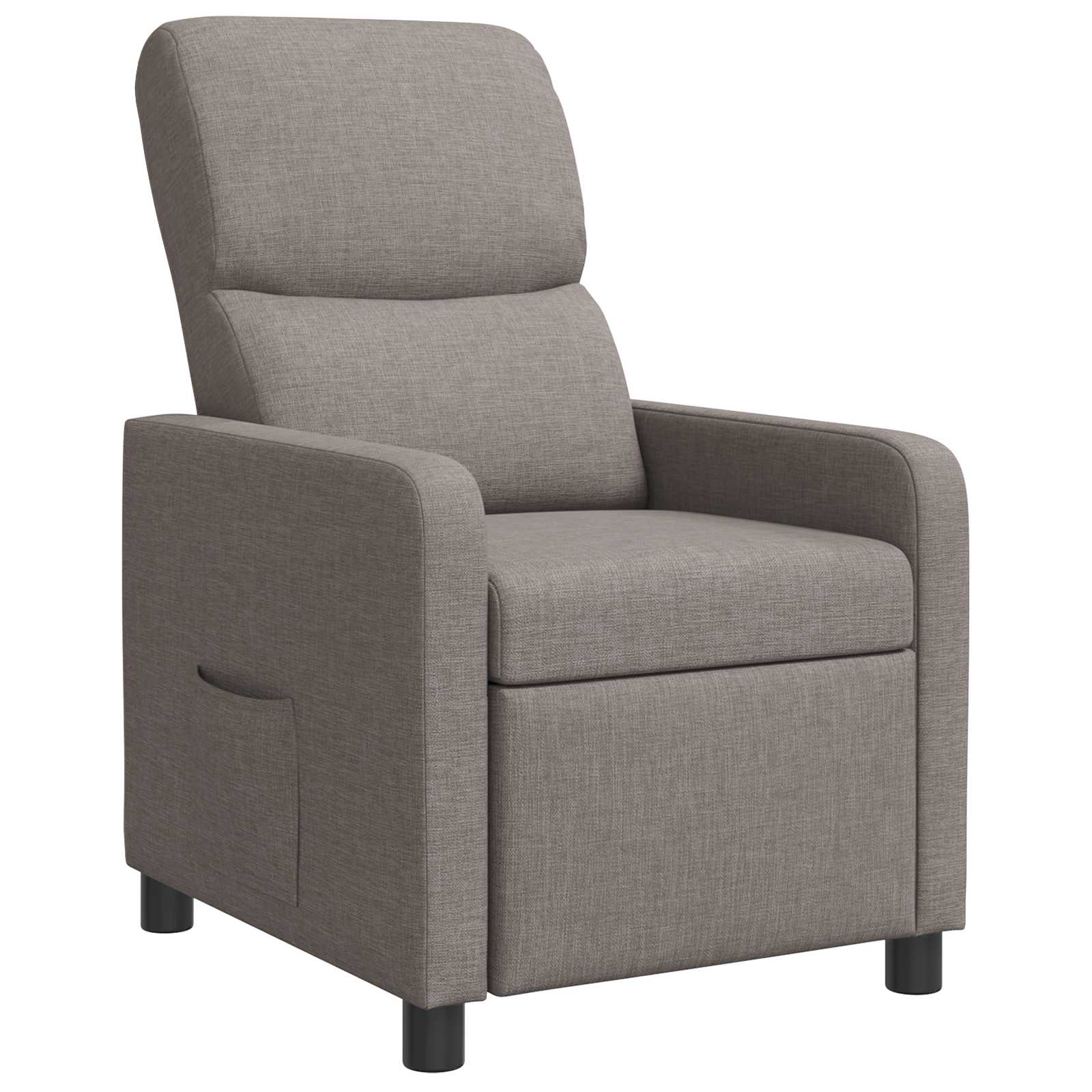 vidaXL Relaxfauteuil Lichtgrijs Stof