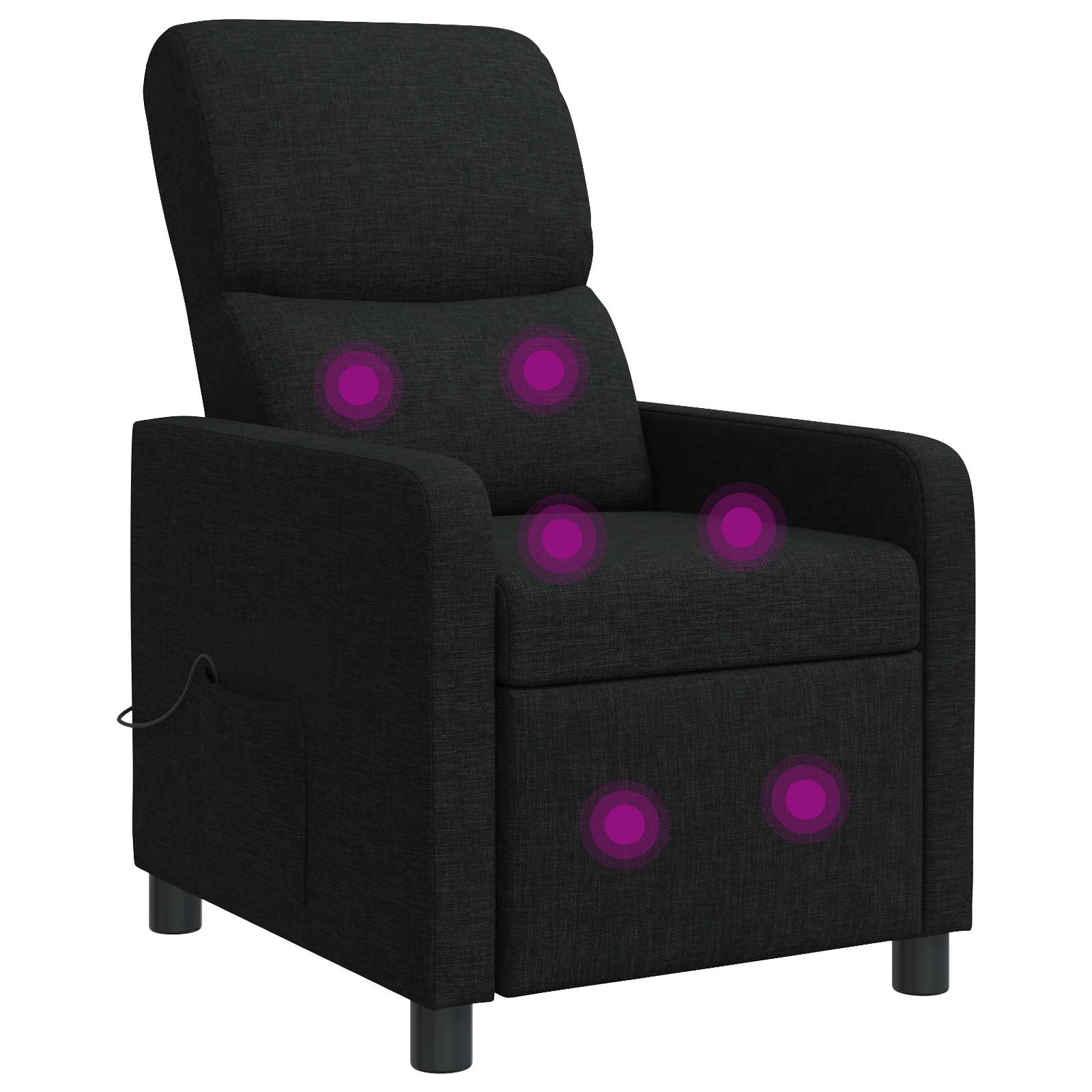 vidaXL Relaxfauteuil Lichtgrijs Stof