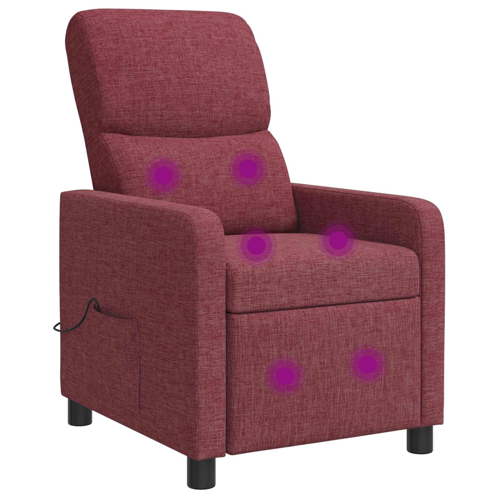 vidaXL Relaxfauteuil Lichtgrijs Stof