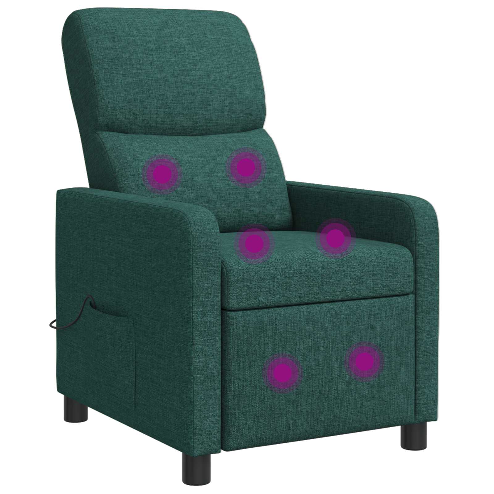 vidaXL Relaxfauteuil Lichtgrijs Stof