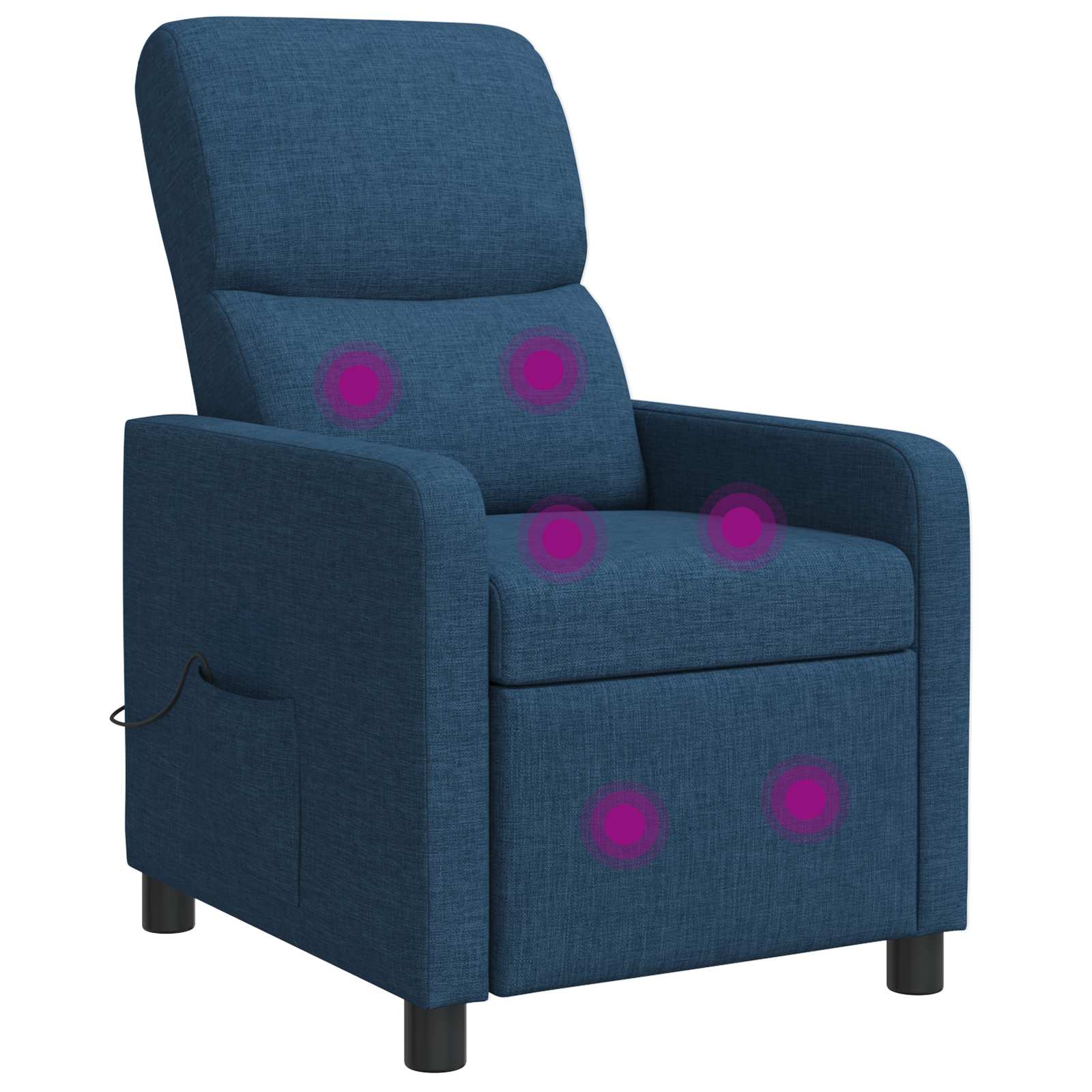 vidaXL Relaxfauteuil Lichtgrijs Stof